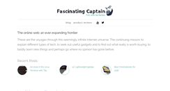 Desktop Screenshot of fascinatingcaptain.com